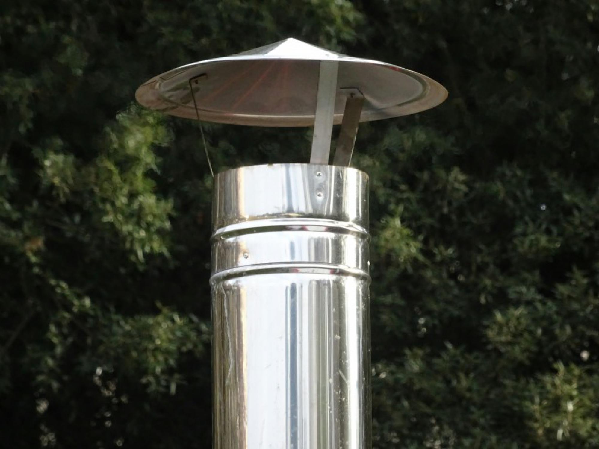 cheminée inox